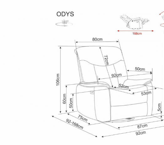 Fotelis ODYS RAVEN