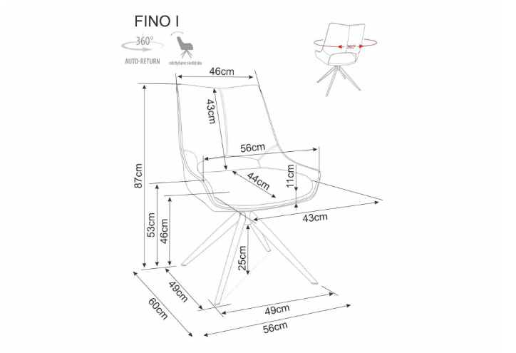 Kėdė FINO I NOELLE