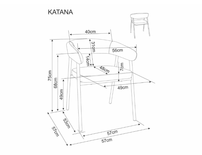 Kėdė KATANA