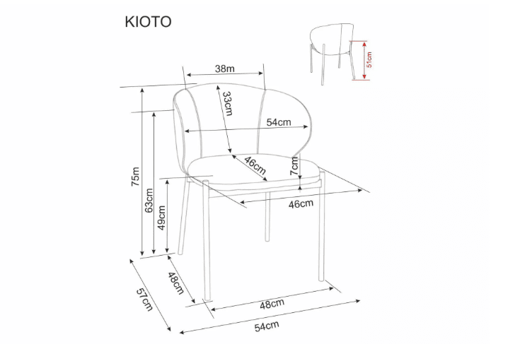 Kėdė KIOTO D