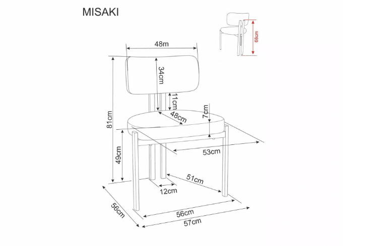 Kėdė MISAKI