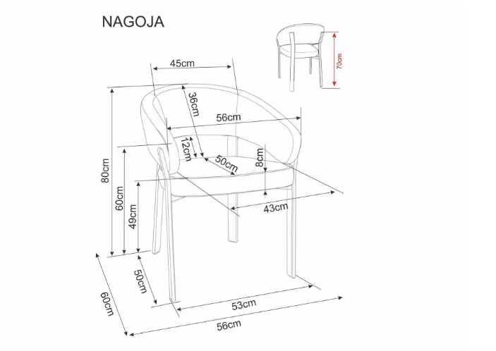 Kėdė NAGOJA
