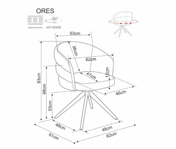 Kėdė ORES