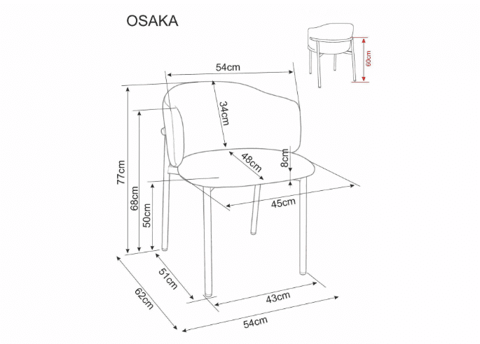 Kėdė OSAKA