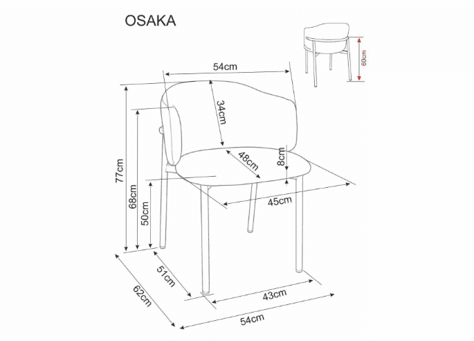 Kėdė OSAKA