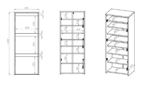 Batų dėžė HYGA 05