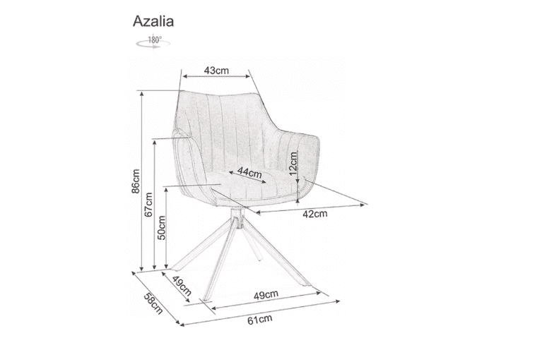 Kėdė AZALIA VELVET